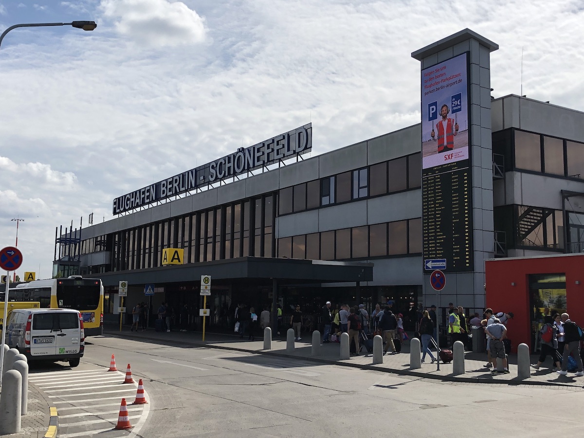 Exterior of Berlin Schoenefeld Airport